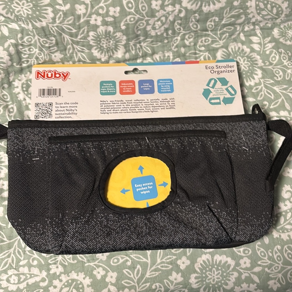 Nuby Black Eco Stroller Organizer - Picture 3 of 4